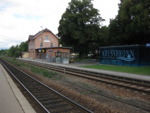 我們這幾天的小鎮Kressbronn 車站